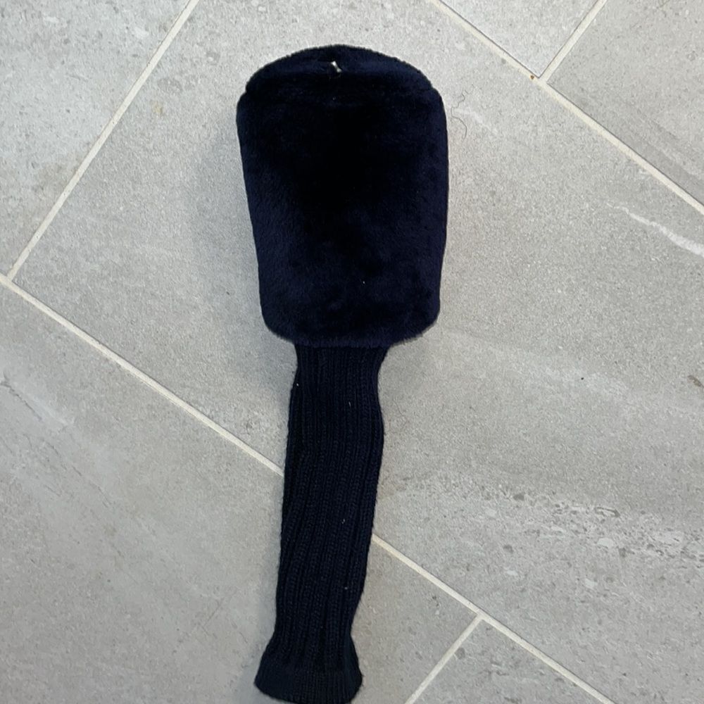 One Navy Blue 1 vintage style barrel golf head covers head cover long neck